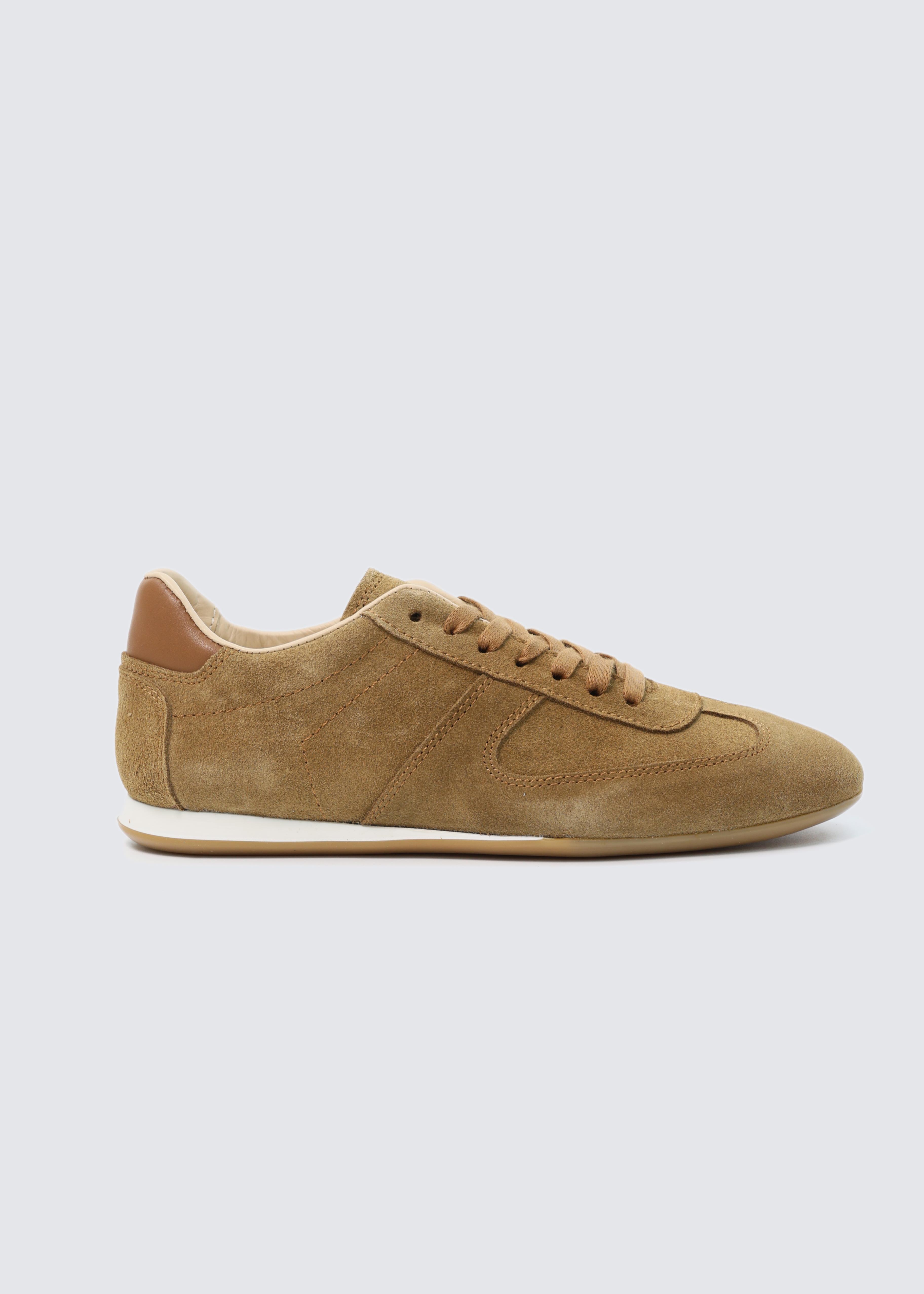 7226 TÜTÜN SÜET DERİ İNCE TABAN SNEAKER