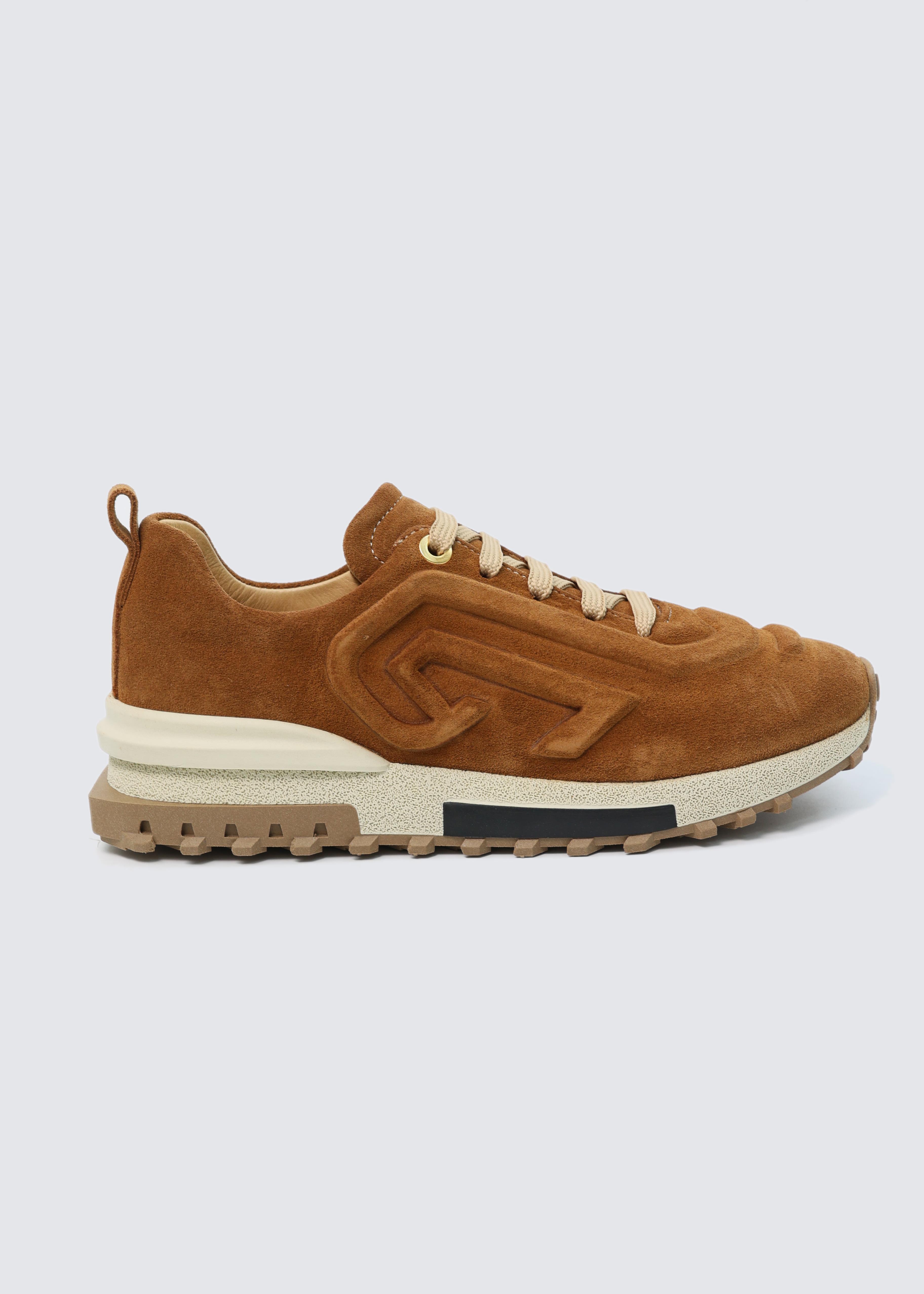 7295 TABA SÜET DERİ KABARTMA SNEAKER