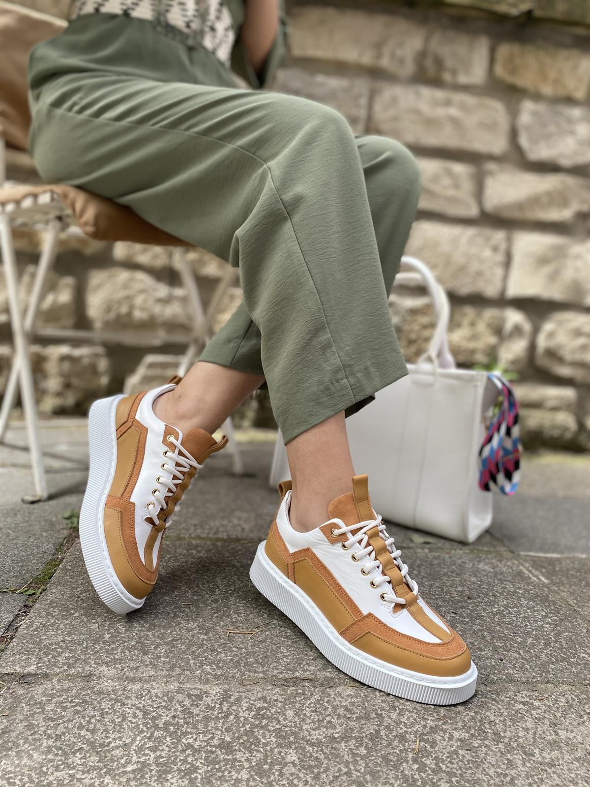 TABA HAKİKİ DERİ 5990 KADIN SNEAKER