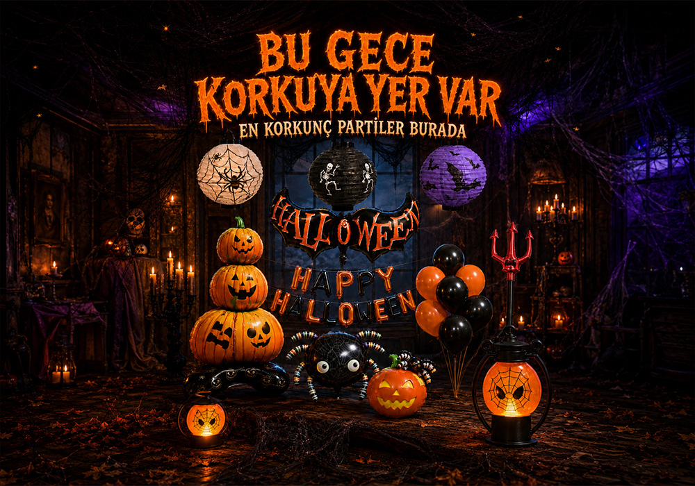 Halloween Partisi İçin Alışveriş Listesi: Maske, Kostüm, Dekorasyon ve Parti Malzemeleri