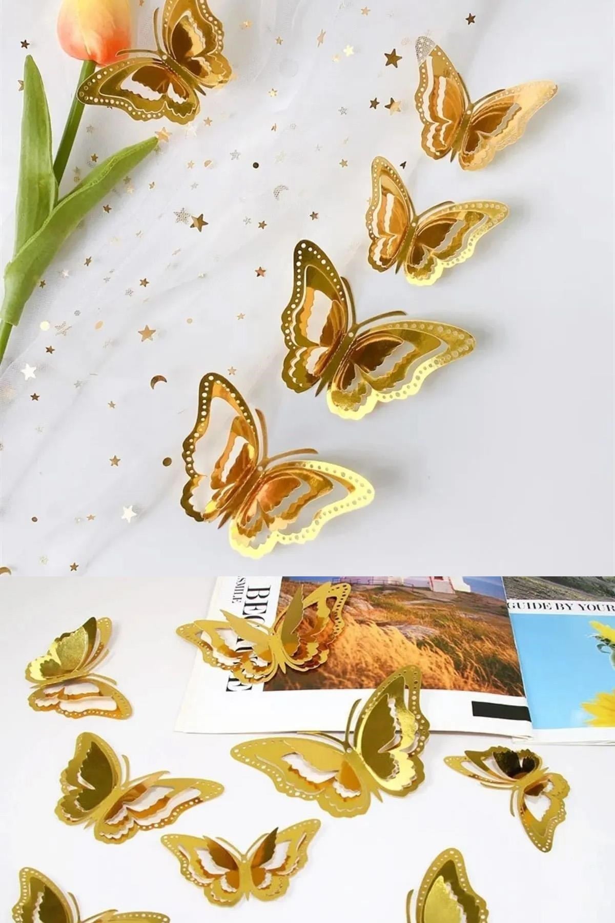10li Kelebek Parti ve Pasta Süsü