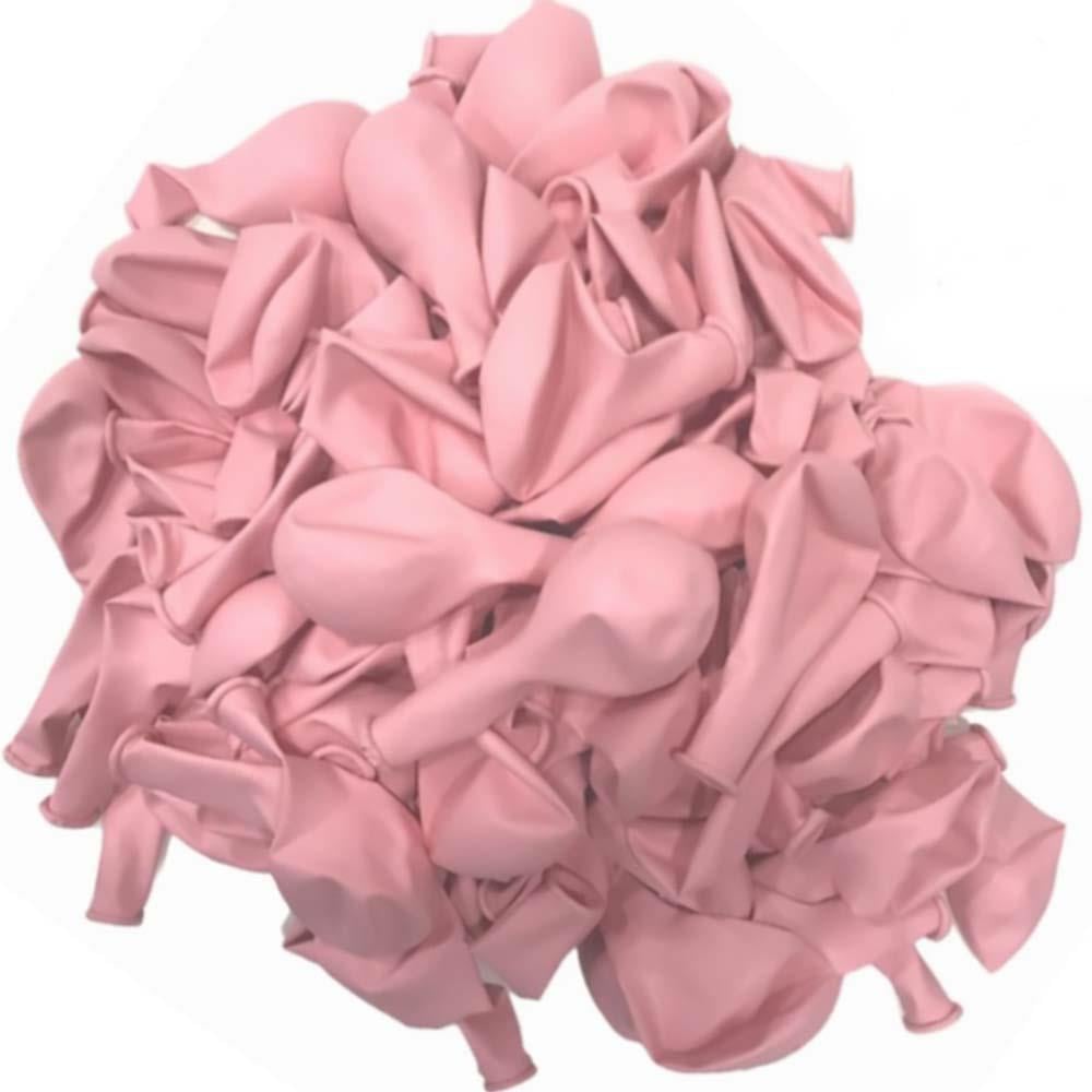 12 İnç Makaron Pembe Balon 10 Adet