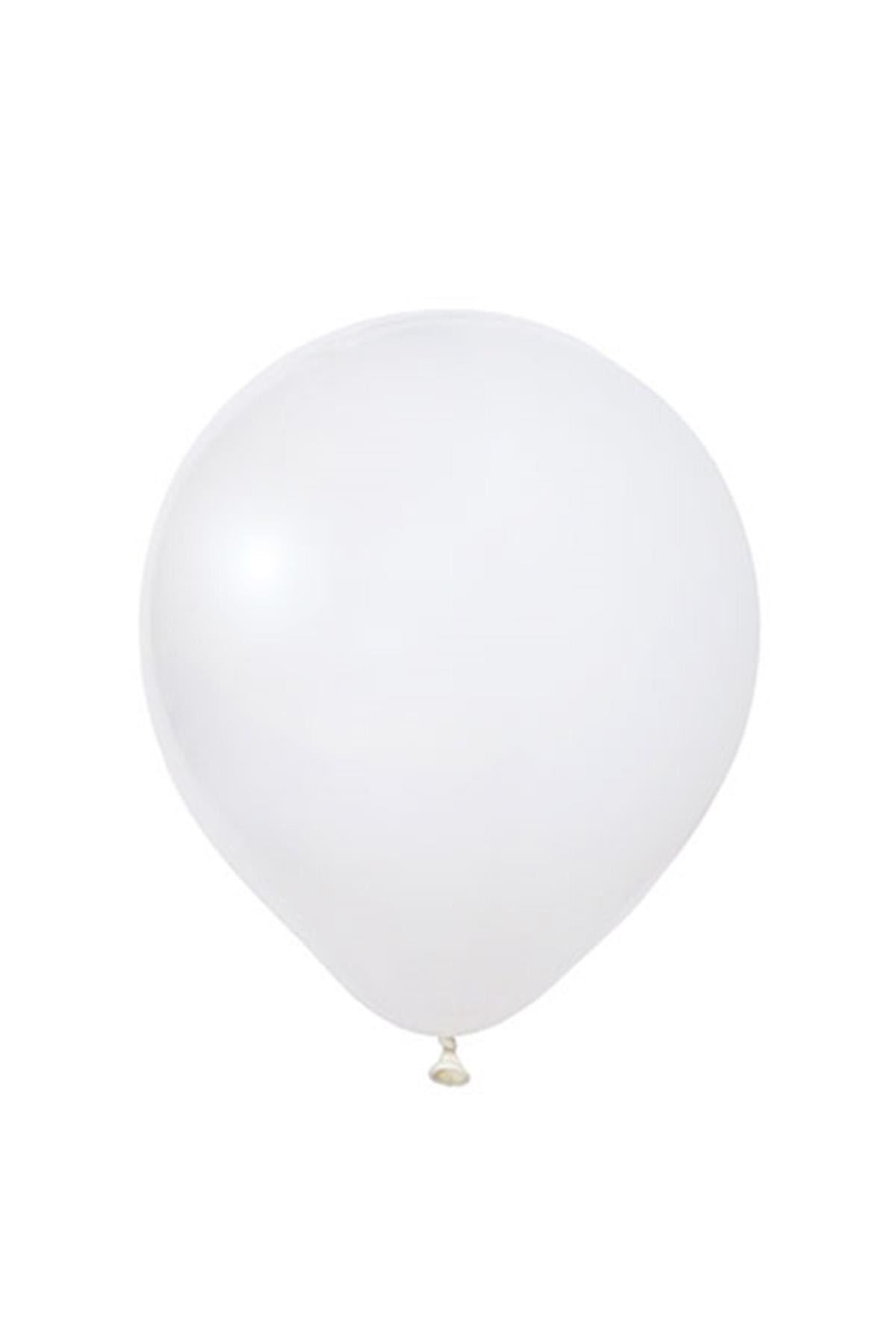 18 inç Beyaz Jumbo Büyük Boy Balon 45 Cm