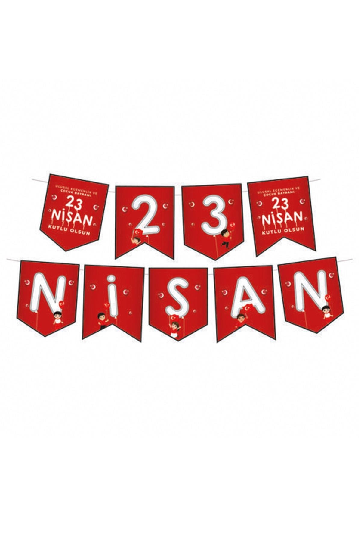 23 Nİsan Kutlu Olsun Zikzak Banner 