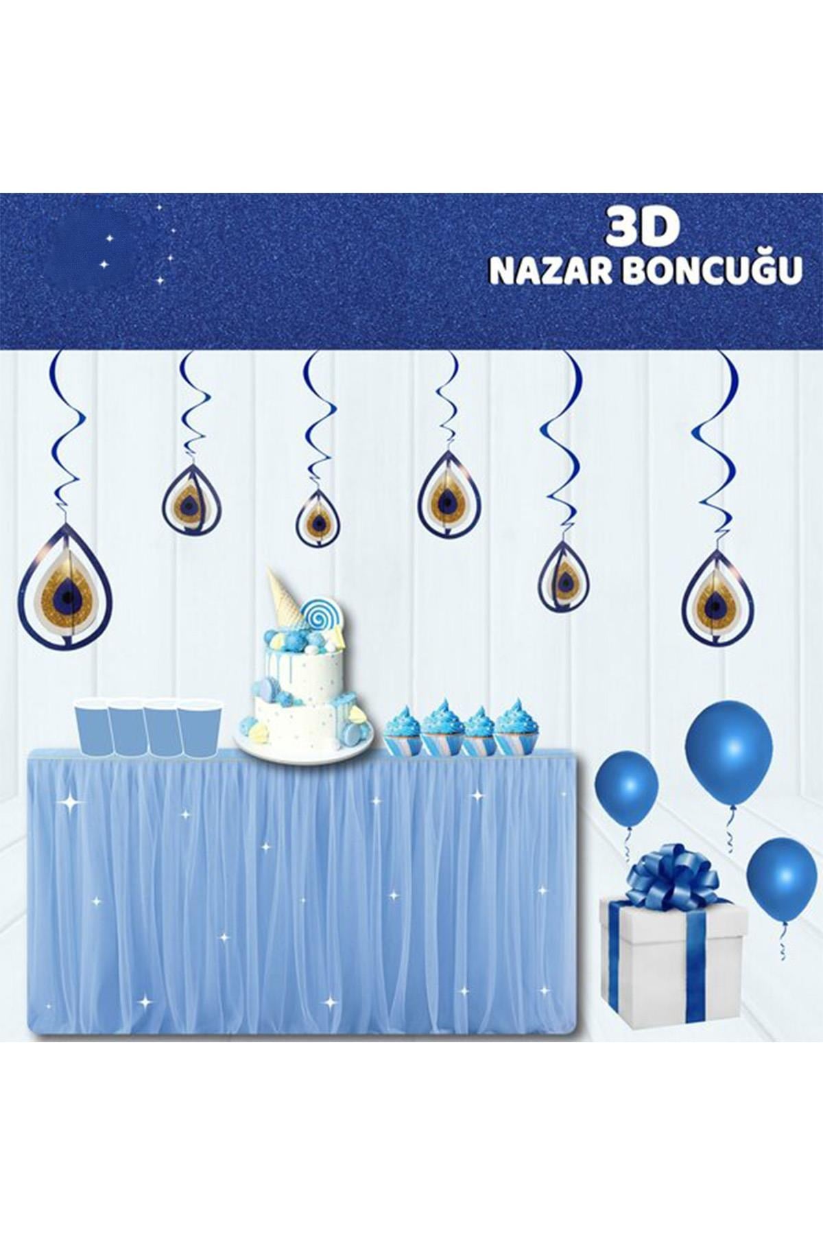 3d Tavan Süs Nazar Boncuğu 