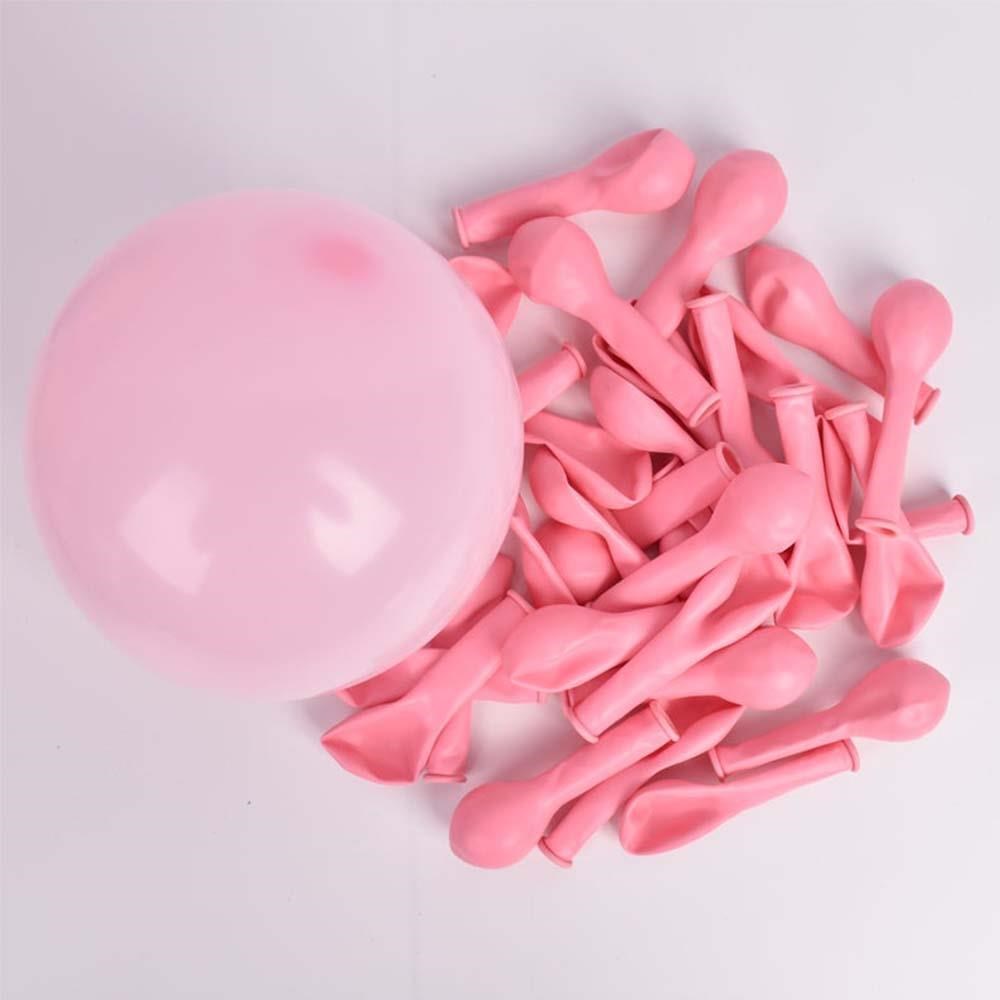 5 İnç Makaron Pembe Mini Balon 10 Adet