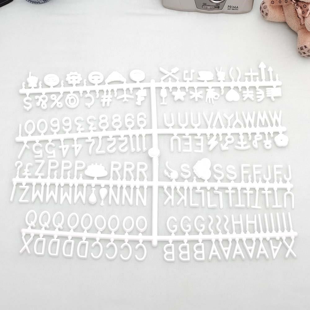 Emojili Beyaz Harf Seti, Yazı Panosu İçin