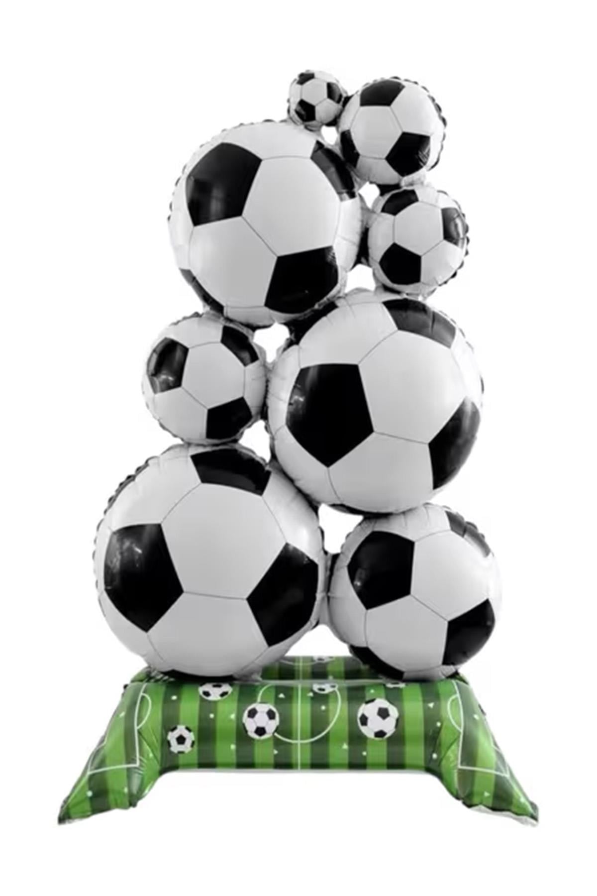 Futbol Temalı Ayakta Duran Folyo Balon 56x98 cm – Doğum Günü & Parti Süsü
