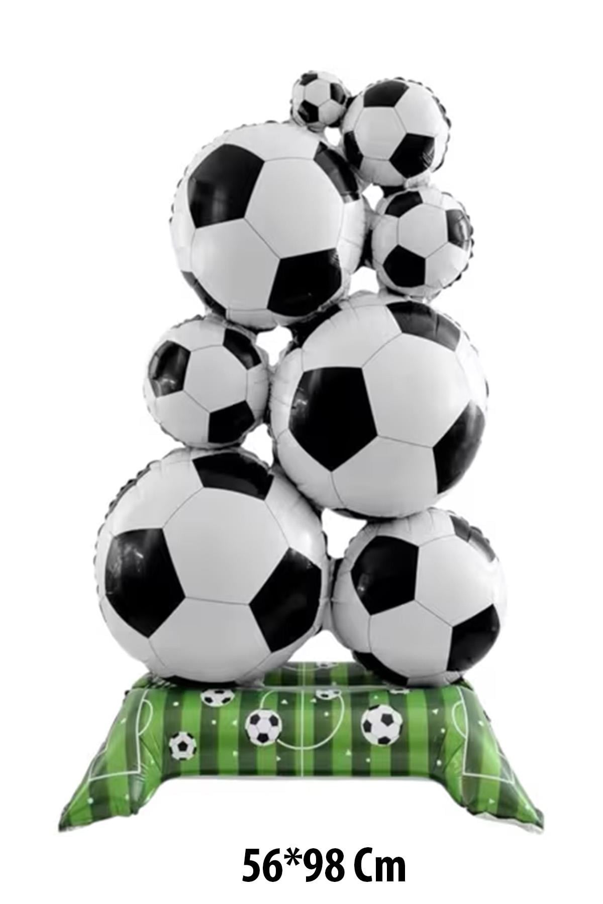 Futbol Temalı Ayakta Duran Folyo Balon 56x98 cm – Doğum Günü & Parti Süsü