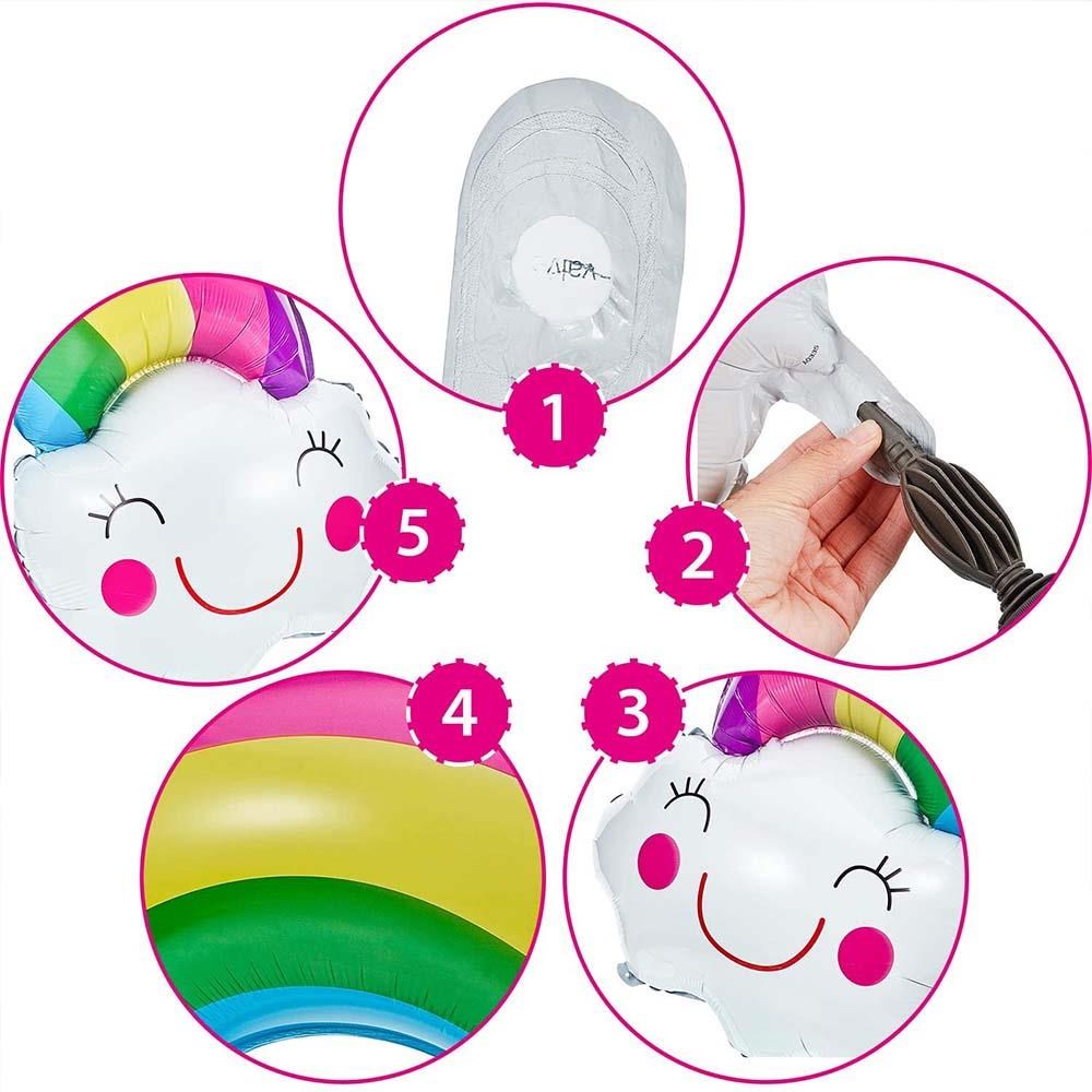 Gökkuşağı Rainbow Folyo Balon - Bebek Çocuk Parti Kutlama