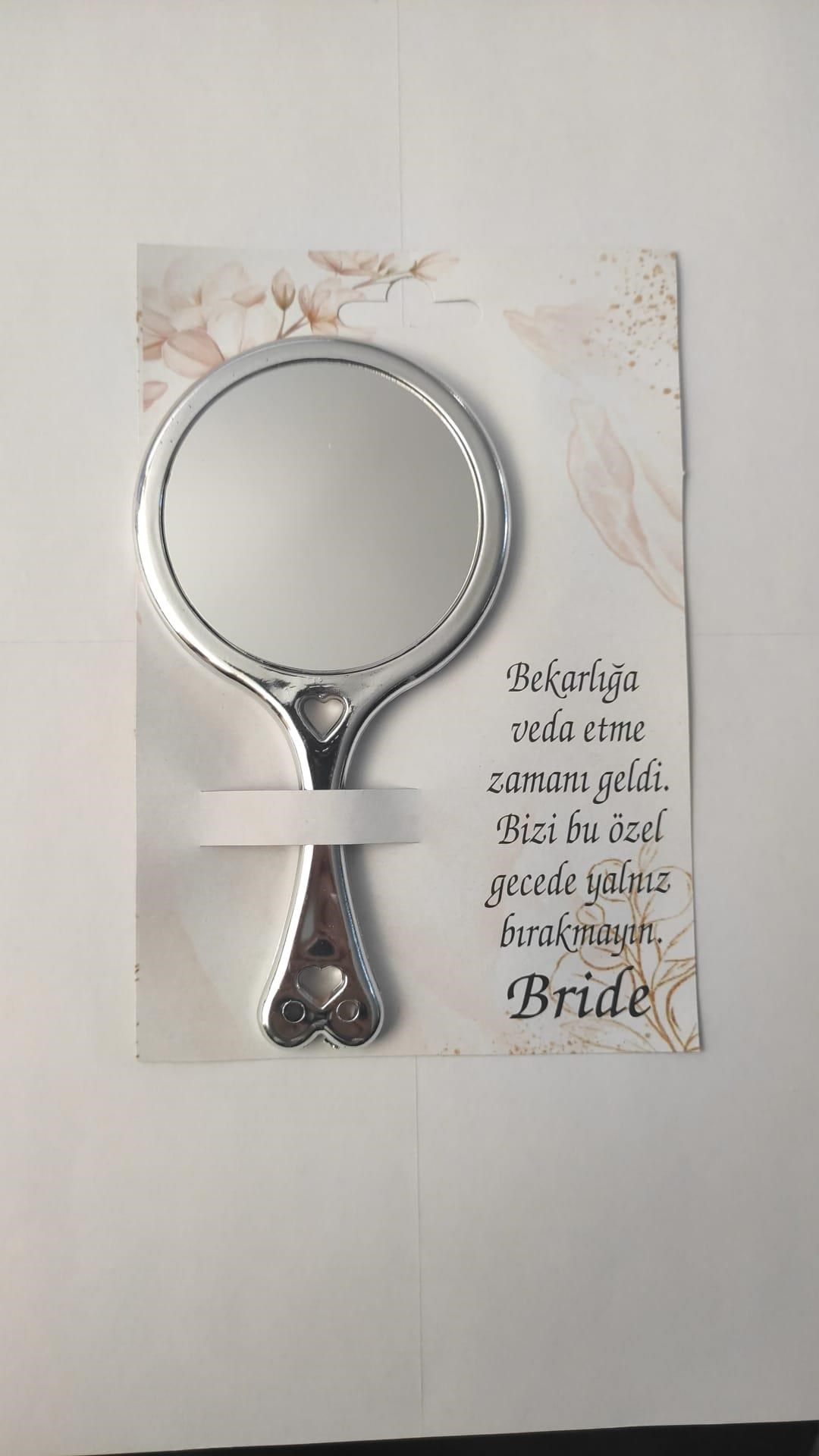 Gümüş Ayna Bride To Be Bekarlığa Veda Parti Aksesuarı