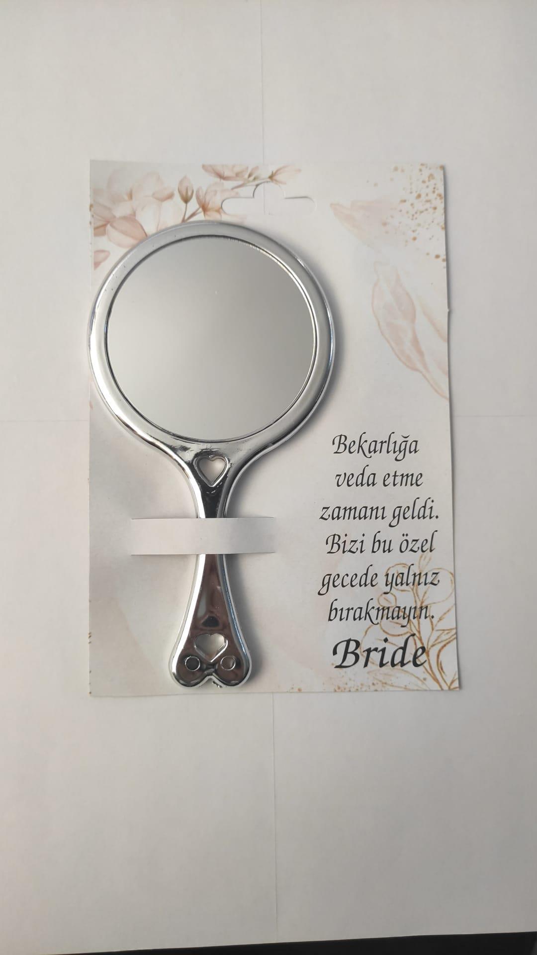 Gümüş Ayna Bride To Be Bekarlığa Veda Parti Aksesuarı