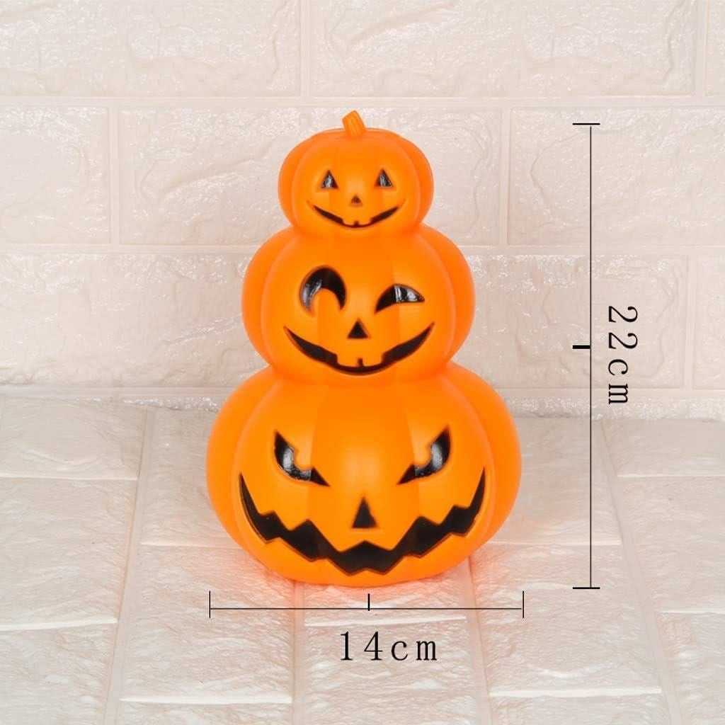 Işıklı 3lü Kabak Büyük Boy Halloween Cadılar Bayramı Parti Malzemesi