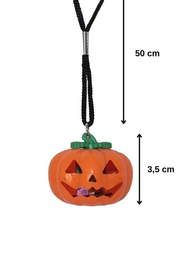 Işıklı Kabak Kolye Halloween Cadılar Bayramı Parti Malzemesi