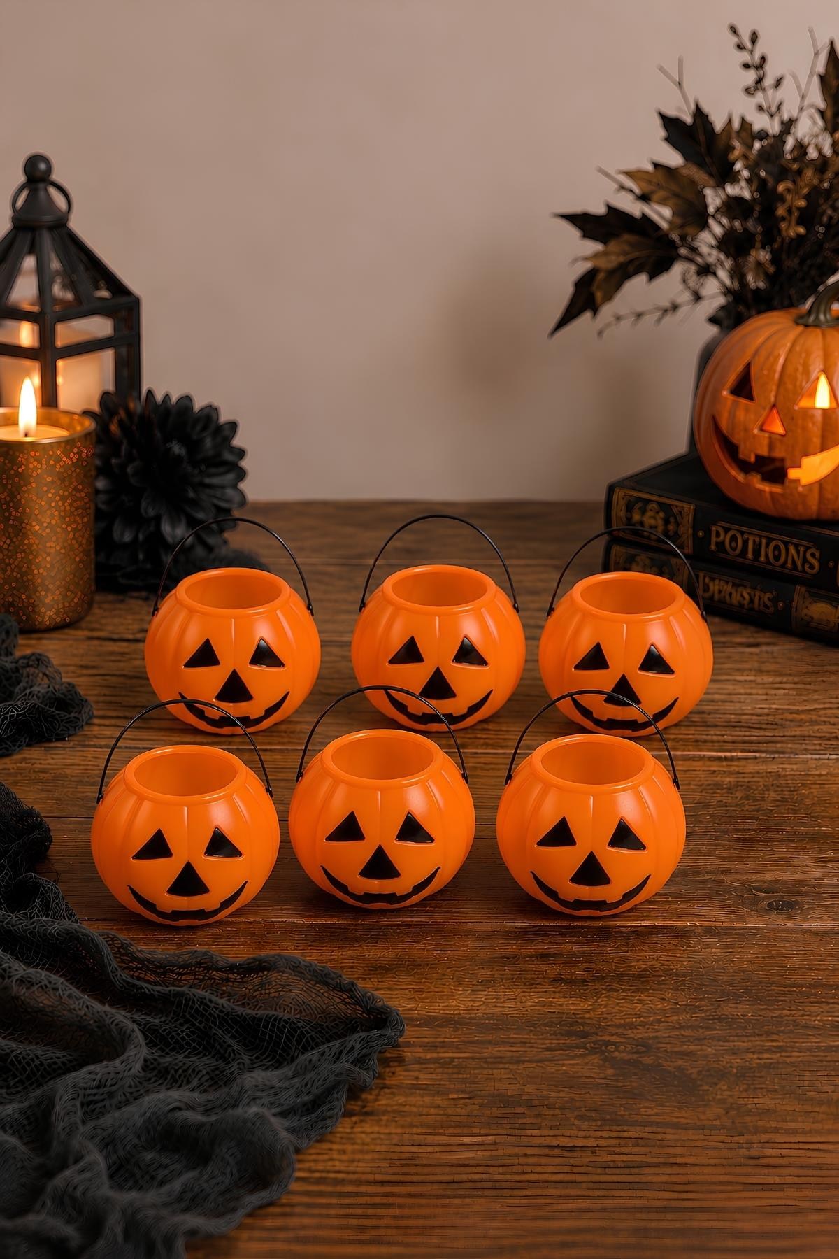 Kabak Kova 6 li Halloween Cadılar Bayramı Parti Malzemesi