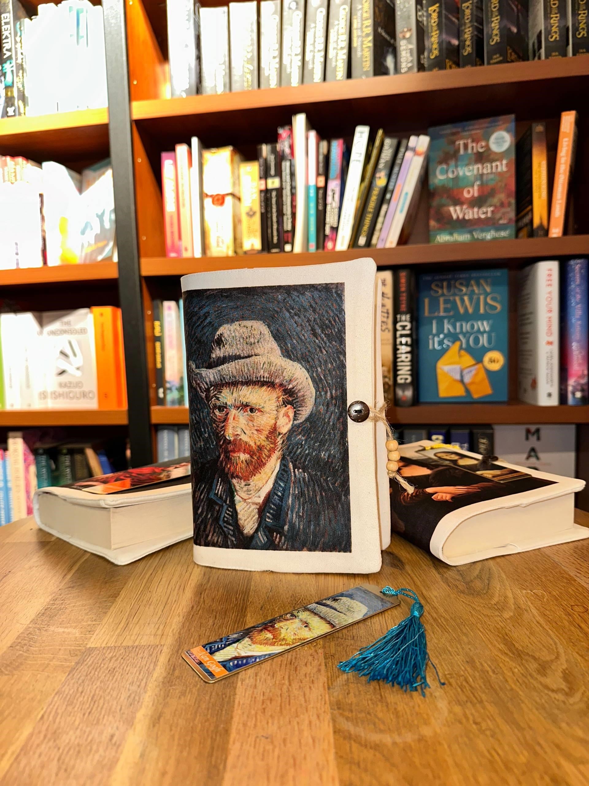 Kitap Kılıfı Ve Metal Ayraç- Van Gogh
