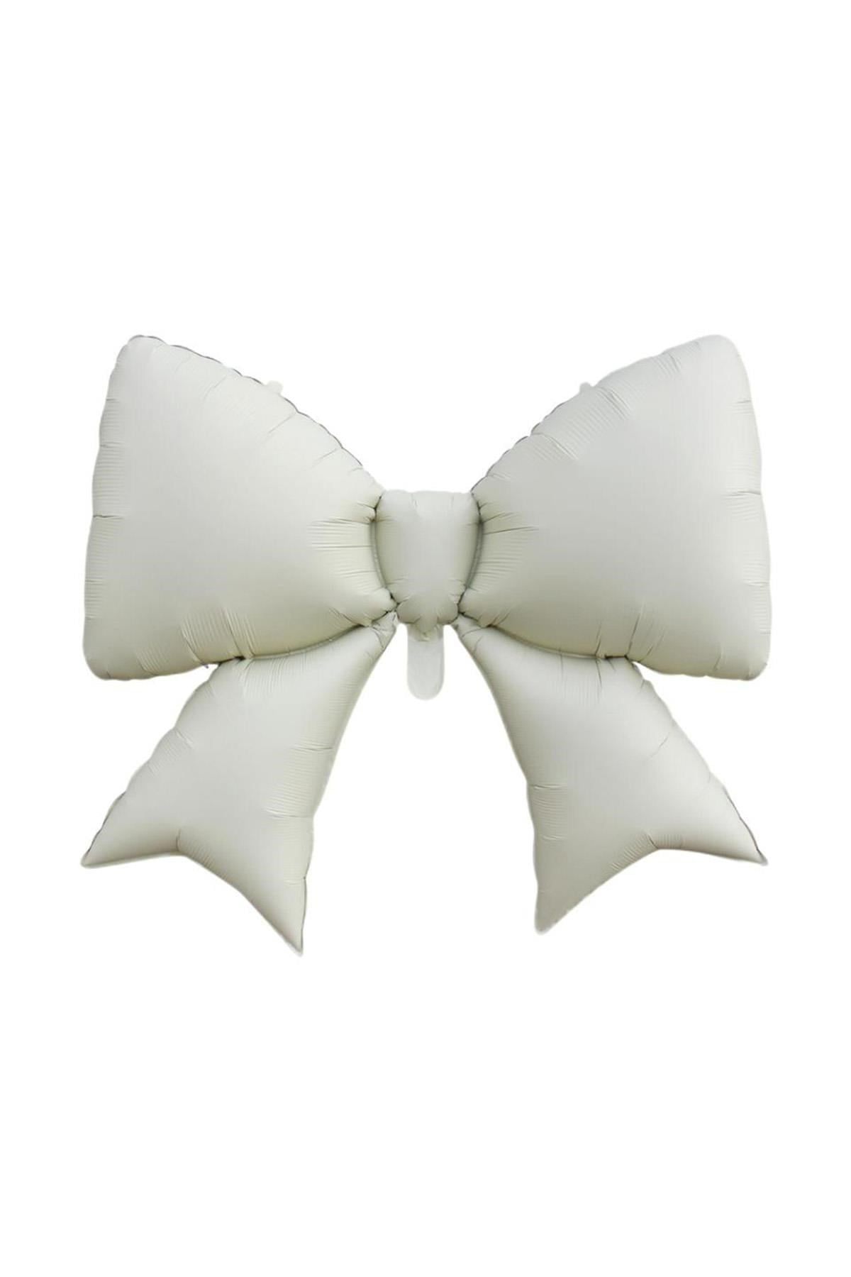 Krem Kurdele Fiyonk Folyo Balon 98x75 cm