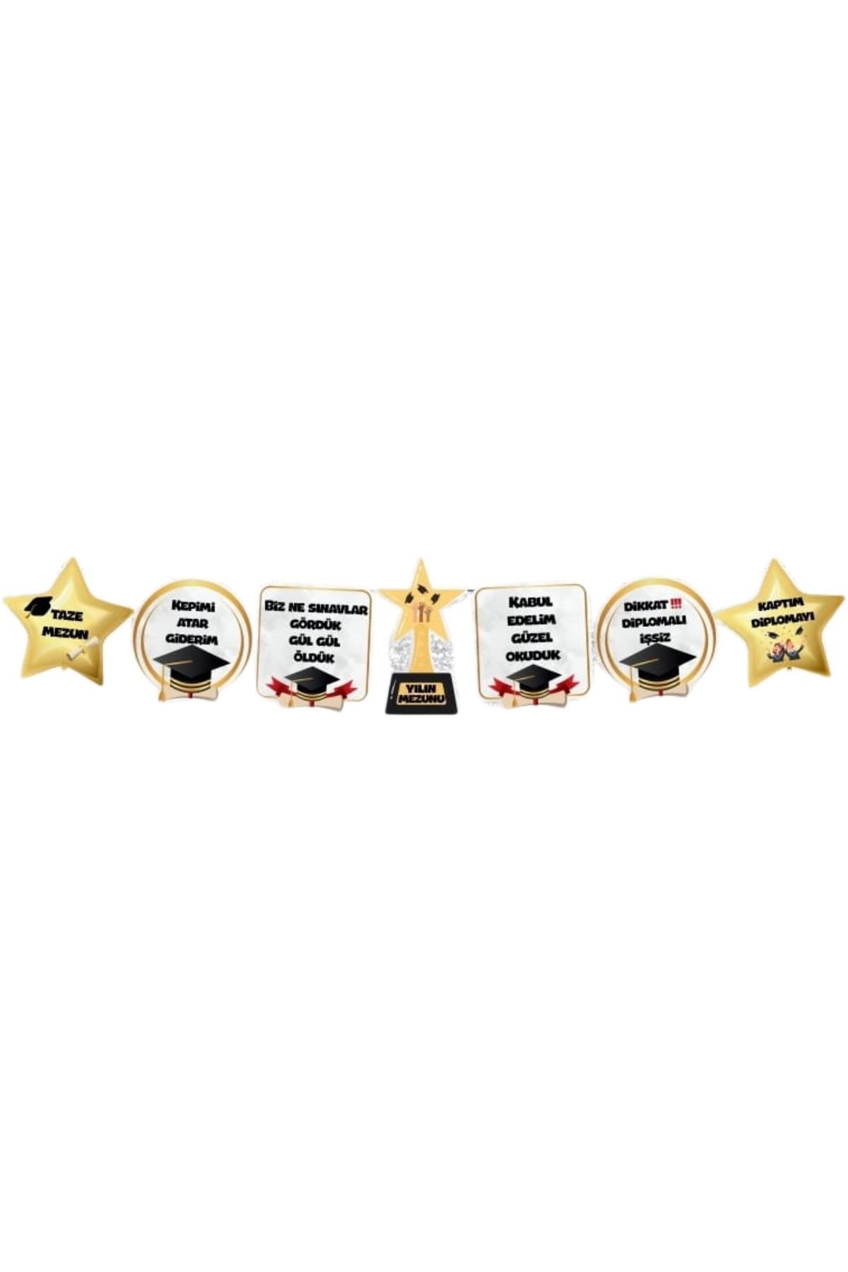 Mezuniyet Temalı Konuşma Balonları Banner