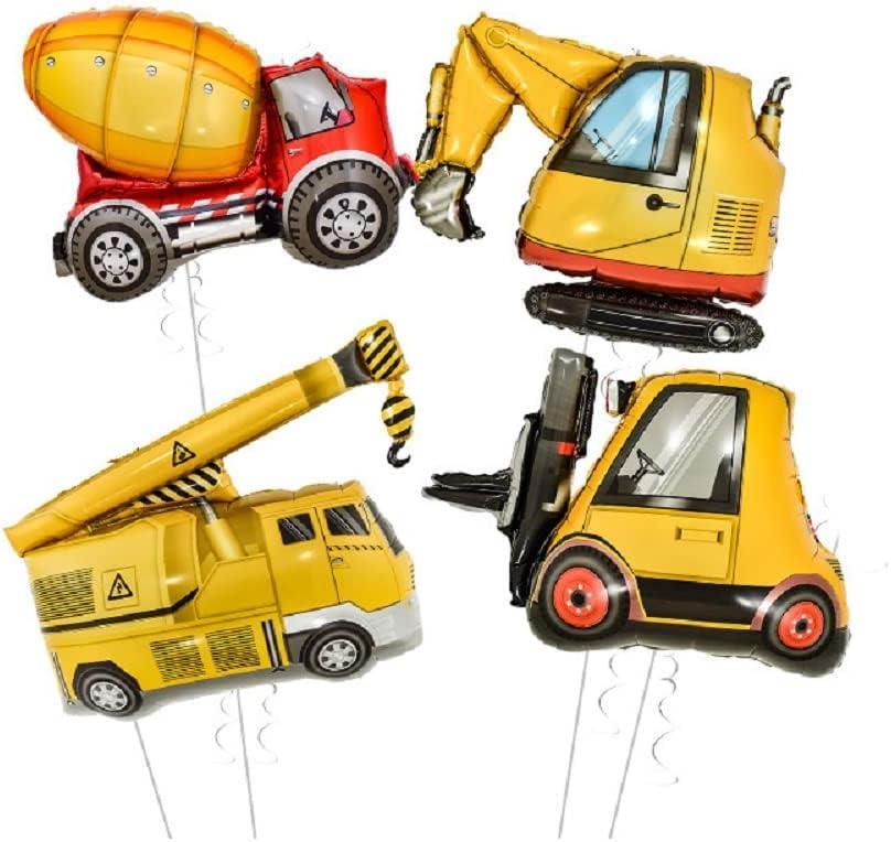 Mini Boy Beton Mikseri Folyo Balon 16 İnç  İnşaat Temalı Parti Malzemesi