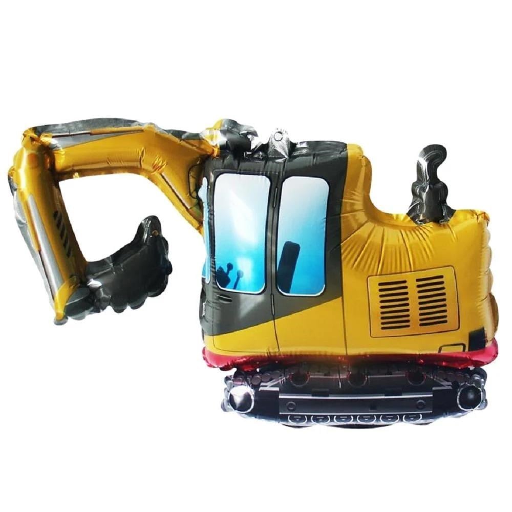 Mini Boy Kepçe 17 İnç Folyo Balon  İnşaat Temalı Parti Malzemesi