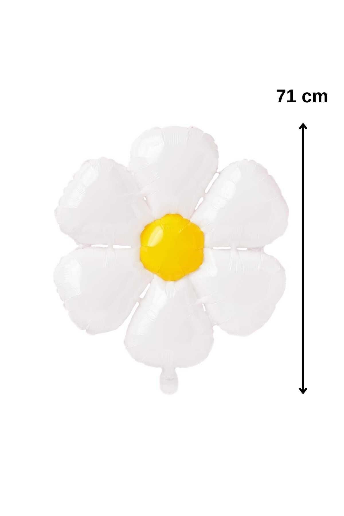Papatya Folyo Balon 71 cm Parti Kutlama Seti