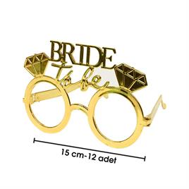  Bride To Be Gold Gözlük 