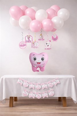  Pembe Diş Buğdayı; İlk Dişim Parti Seti