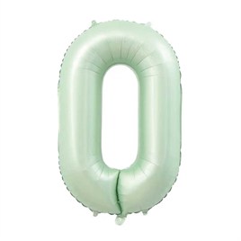 0 Rakam Adaçayı Folyo Balon 34 inç 76-82 cm