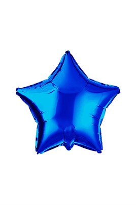 1 Yaş Mavi Konsept Doğum Günü Seti;  Kalp Yıldız Folyo Balon Set