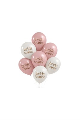 12 İnç Bride To Be Temalı Pastel Balon 10 Adet