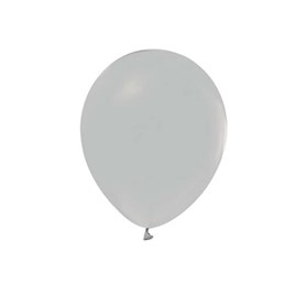12 İnç Gri Balon 10 Adet