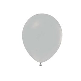 12 İnç Gri Balon 10 Adet