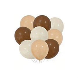 12 İnç Kahverengi-Deniz Kumu-Ten Rengi 10 Adet Balon 