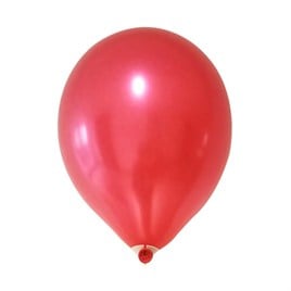 12 İnç Metalik Kırmızı Balon 10 Adet