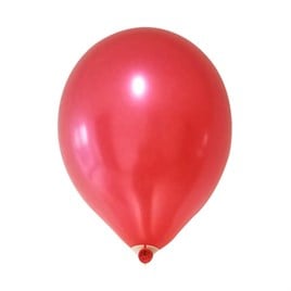 12 İnç Metalik Kırmızı Balon 10 Adet