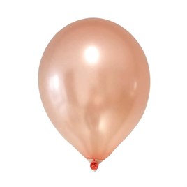 12 İnç Metalik Rose Gold Balon 10 Adet