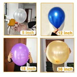 12 İnç Şeffaf Balon 10 Adet
