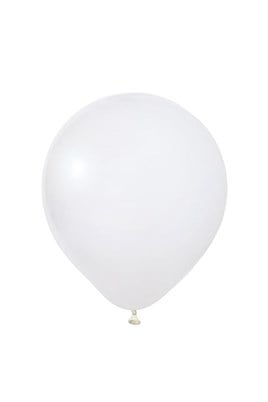 18 inç Beyaz Jumbo Büyük Boy Balon 45 Cm