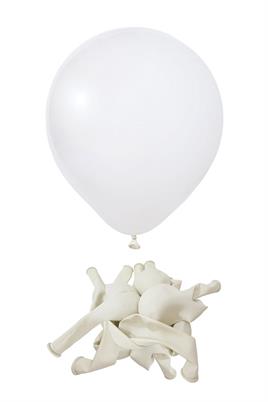 18 inç Beyaz Jumbo Büyük Boy Balon 45 Cm