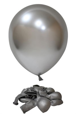 18 inç Krom Gümüş Jumbo Büyük Boy Balon 45 Cm