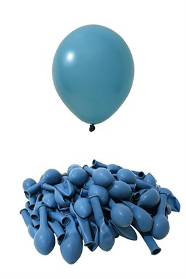 18 inç Okyanus Mavi Jumbo Büyük Boy Balon 45 Cm