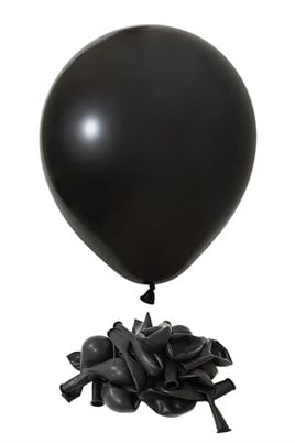 18 inç Siyah Jumbo Büyük Boy Balon 45 Cm