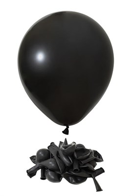 18 inç Siyah Jumbo Büyük Boy Balon 45 Cm