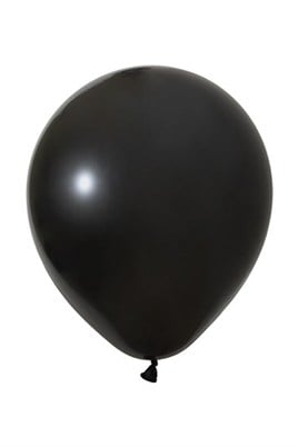 18 inç Siyah Jumbo Büyük Boy Balon 45 Cm