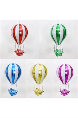 22 İnç Uçan Balon Temalı Sarı Folyo Balon 88-28 Cm