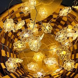 28li Kar Tanesi Peri Tel 3,2 metre Usb Girişli Animasyonlu Günışığı