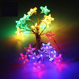 28li Yıldız Peri Tel 3,2 metre Usb Girişli Animasyonlu Çok Renkli RGB