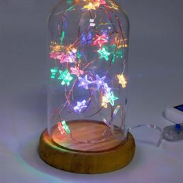 28li Yıldız Peri Tel 3,2 metre Usb Girişli Animasyonlu Çok Renkli RGB