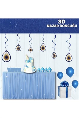 3d Tavan Süs Nazar Boncuğu 