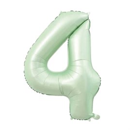 4 Rakam Adaçayı Folyo Balon 34 inç 76-82 cm